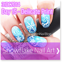 Snowflake Nail Art