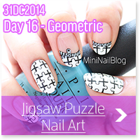 Jigsaw Puzzle Nail Art