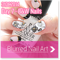 Blurred Nail Art