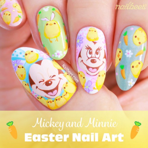 Easter Mickey Nail Art