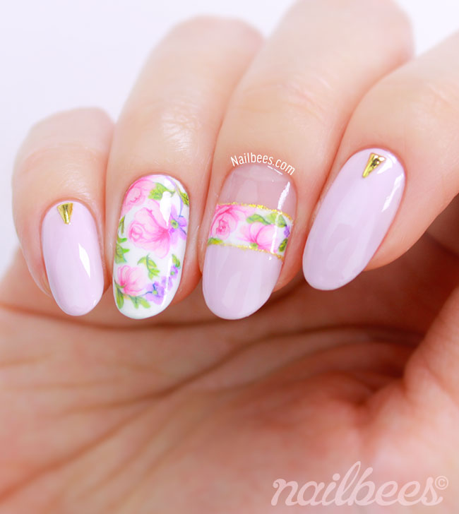 Realistic Rose Nail Art  nailbees