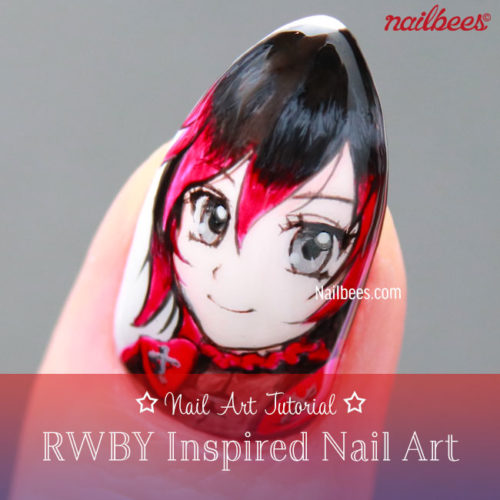 RWBY Inspired Nail Art